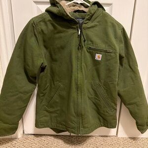 Carhartt Olive Green Loose Fit Women’s Jacket